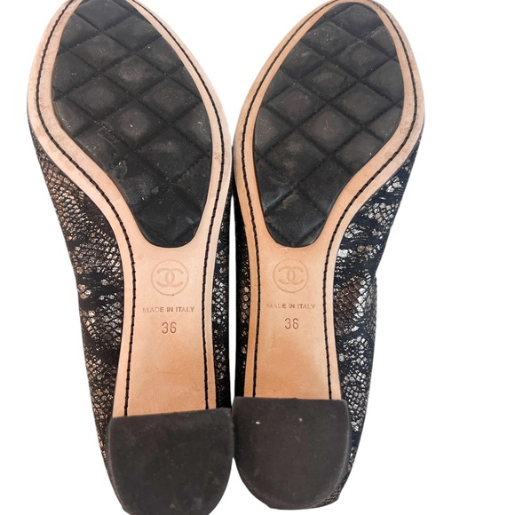 Chanel Leather Elastic Stretch Spirit CC Pumps - Picture 7 of 9